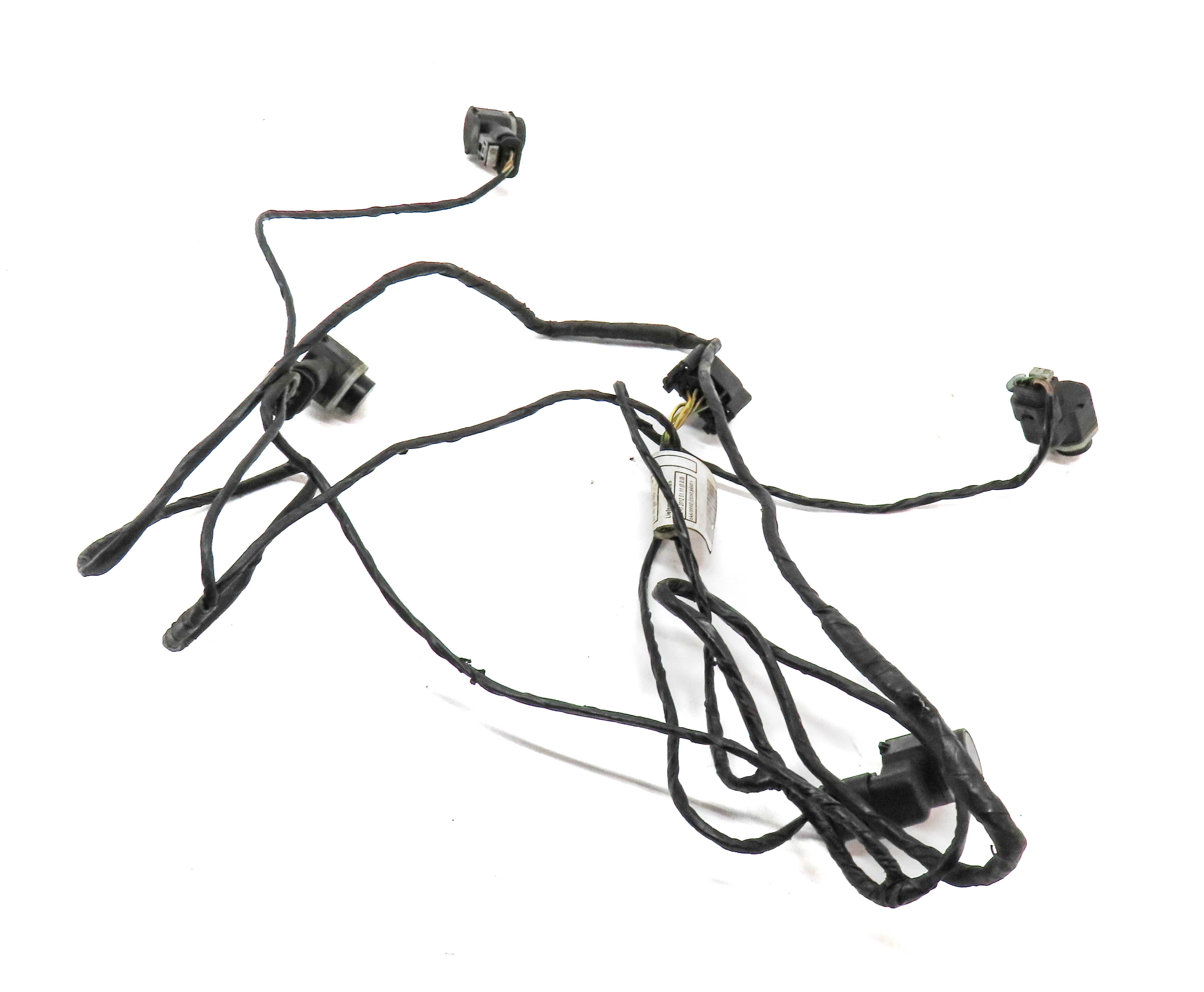 2013 BMW X5 (E70) FRONT PARK ASSIST PDC DISTANCE CONTROL SENSOR SET/4 (WHITE) — exact item pictured